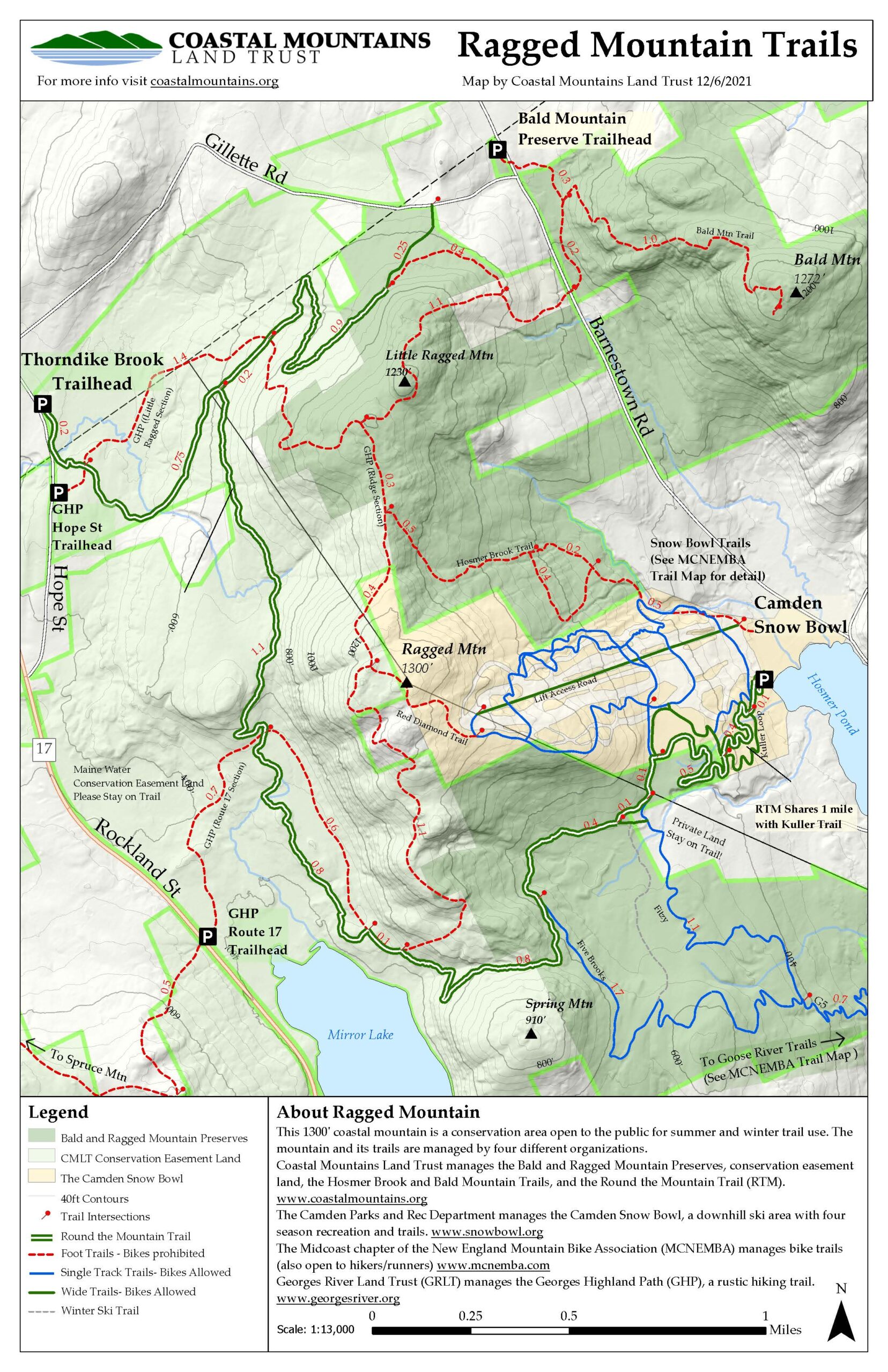 Ragged Mountain Preserve and Round the Mountain Trail – Coastal Mountains Land  Trust